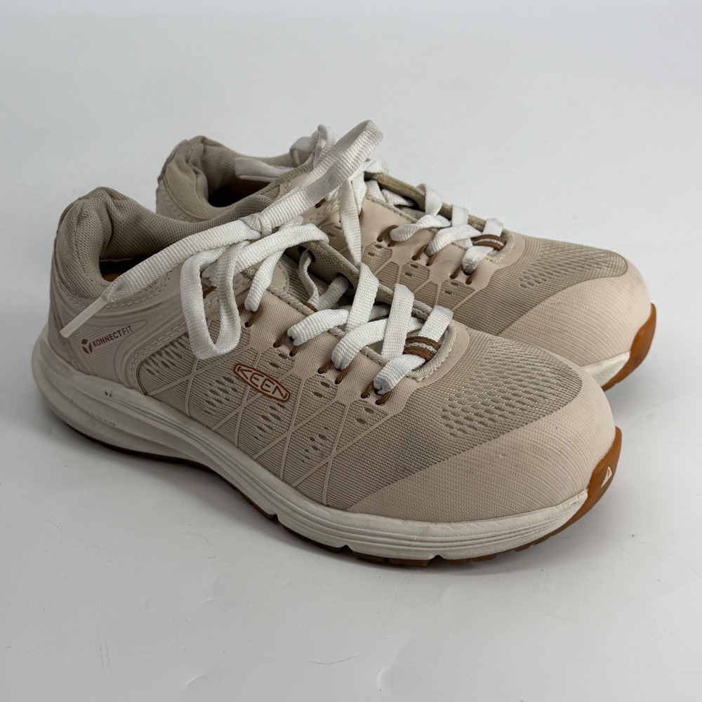 KEEN‎ Utility Vista Energy Womens Steel Toe Work Shoes Beige Tan